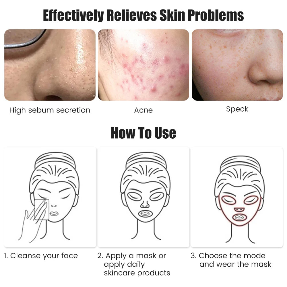 Fabricly LED Light Therapy Face Mask